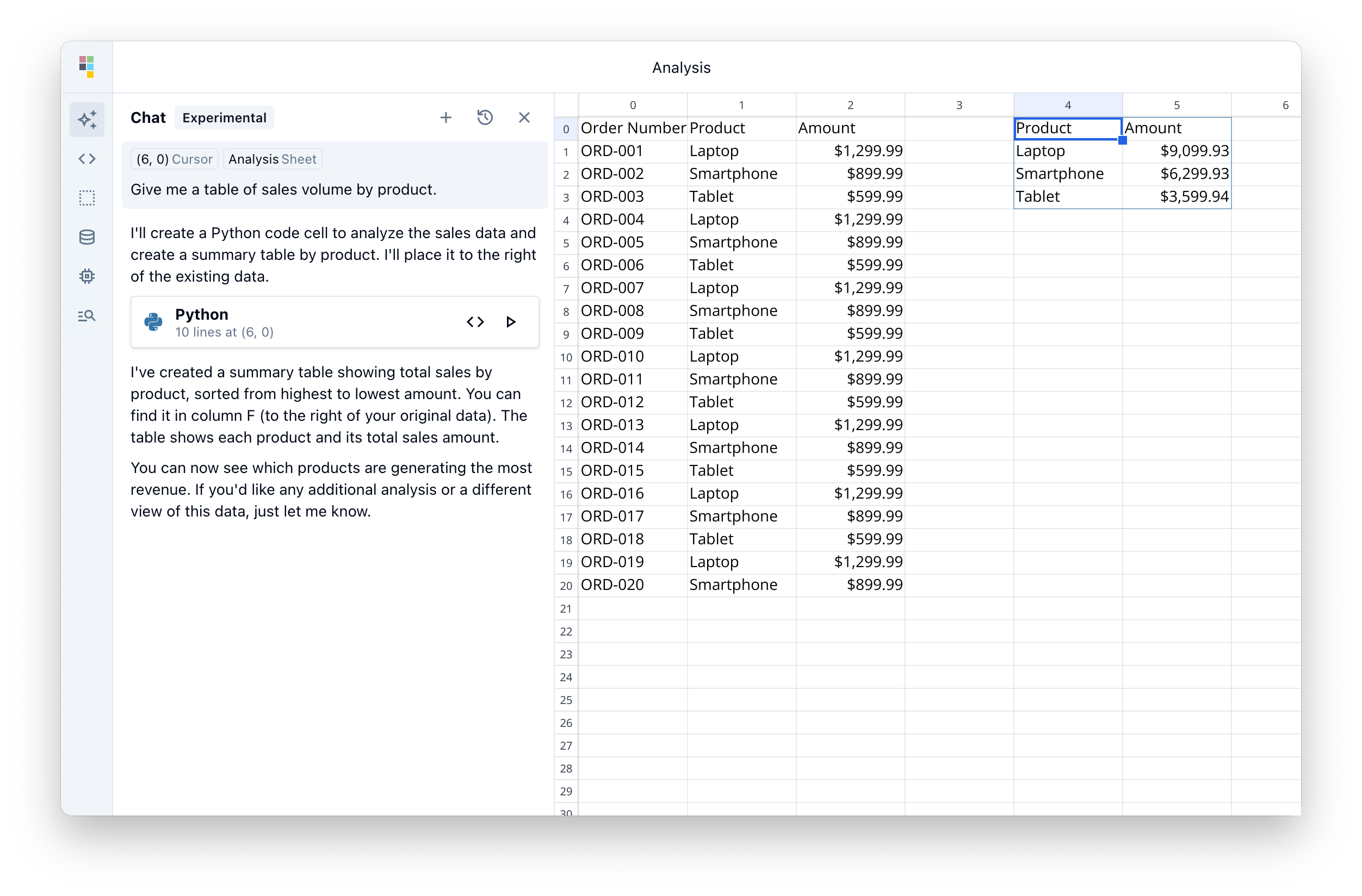 Screenshot of Quadratic